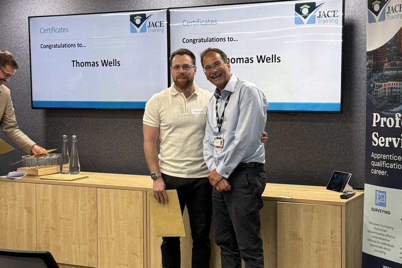 Tom Wells, former apprentice and Land Manager